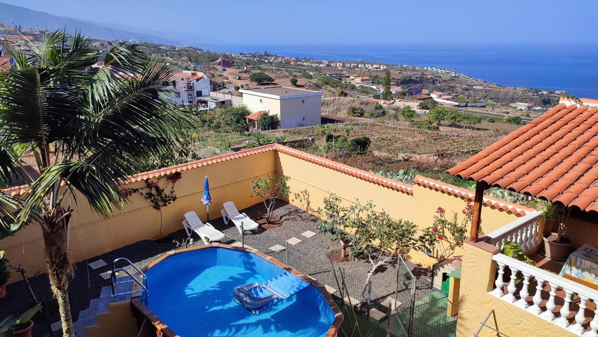 Casa" Vistas Al Teide" Mar Piscina Privada Parking Cubierto Gratuito En Las Instalaciones La Victoria de Acentejo Екстериор снимка