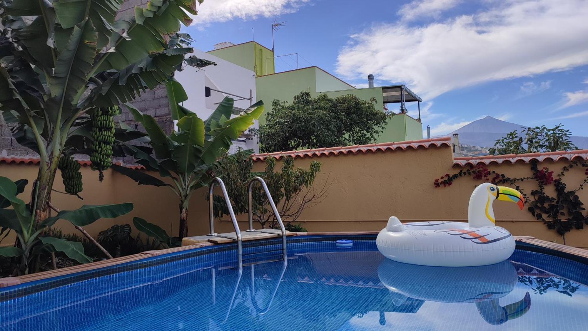 Casa" Vistas Al Teide" Mar Piscina Privada Parking Cubierto Gratuito En Las Instalaciones La Victoria de Acentejo Екстериор снимка