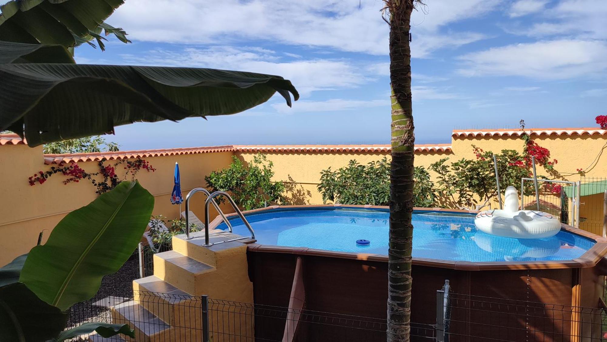 Casa" Vistas Al Teide" Mar Piscina Privada Parking Cubierto Gratuito En Las Instalaciones La Victoria de Acentejo Екстериор снимка